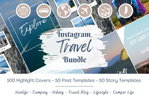 Instagram Travel Template Bundle