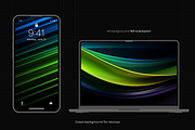 Green Vigor  Background Set, a Wallpaper Graphic by Digital Blood (Thumbnail 6 of 15)