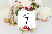 Canva Table Card Template, an Invitation Template by ShineOnWedding (Thumbnail 1 of 11)