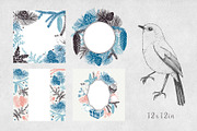 Vintage Winter Plants Collection, an Object Graphic by Yevheniia (Thumbnail 5 of 8)