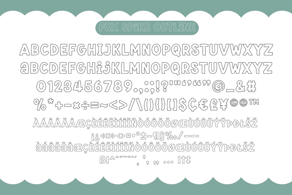 Fox Spike 5 Fonts Style, a Handwritten Font by Fox7 By Rattana (Photo 9 of 11)