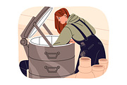 People do ceramics. Pottery workshop, a Person Illustration by PaperTrident (Thumbnail 9 of 11)