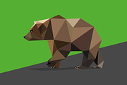 Wild animals in low poly style, an Animal Illustration by Volkan Aydemir (Thumbnail 2 of 12)