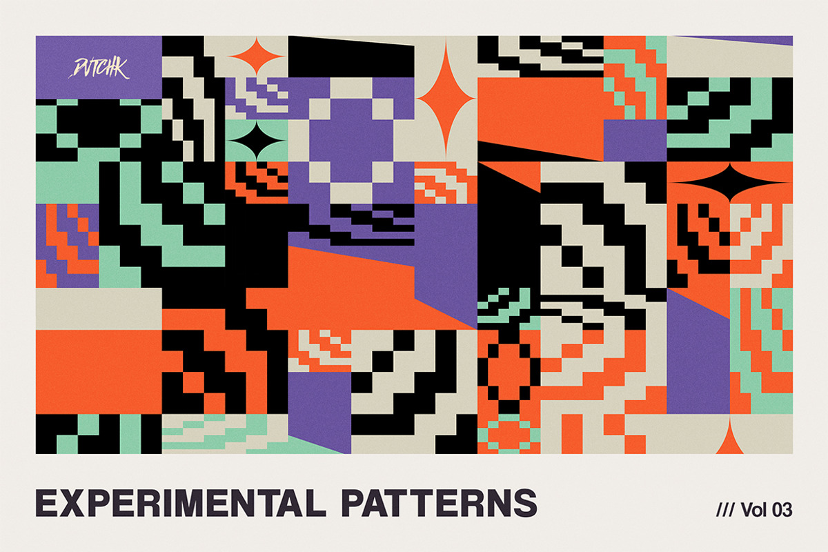 Experimental Geometric Patterns V03, a Pattern Graphic by dvtchk (Photo 2 of 5)