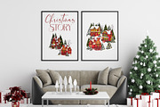 Christmas Story. Watercolor graphic, an Object Graphic by ma_i_vi (Thumbnail 10 of 12)