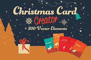 Christmas CardCreator + 200 Elements