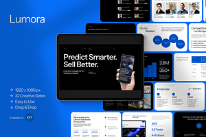 Lumora AI SaaS Pitch Deck Keynote