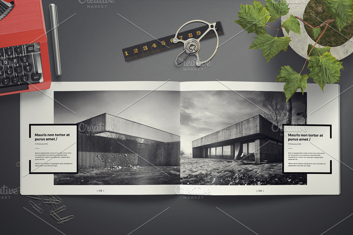 Architecture Landscape Brochure, a Brochure Template by ShapShapy (Photo 5 of 18)
