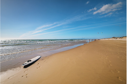 Atlantic ocean beach at Fonte da, a Sports & Recreation Photo by f9photos