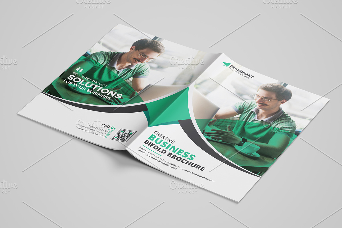 Corporate Bifold Brochure, a Brochure Template by GraphicsBurg (Photo 6 of 9)