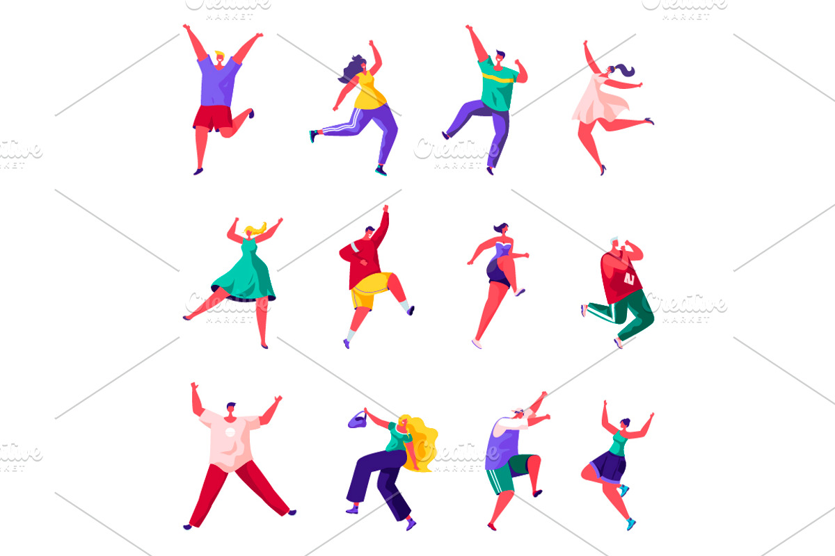 Flat People Character Creator Kit, a Person Illustration by alexdndz