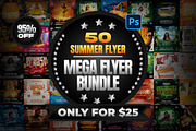 50 Summer Flyer Template Bundle, a Flyer Template by StarPixles11 (Thumbnail 1 of 7)