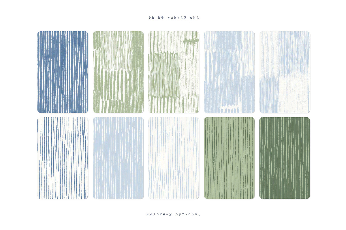 Sgraffito Organic Stripe Collection, a Pattern Graphic by TSTUDIO (Photo 7 of 9)