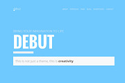Debut - The Ultimate Portfolio Theme, a WordPress Template by TymBerry (Thumbnail 2 of 5)