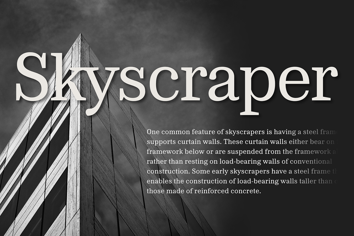 Warkat | Serif Type Family, a Serif Font by Wahyu & Sani Co. (Photo 2 of 15)