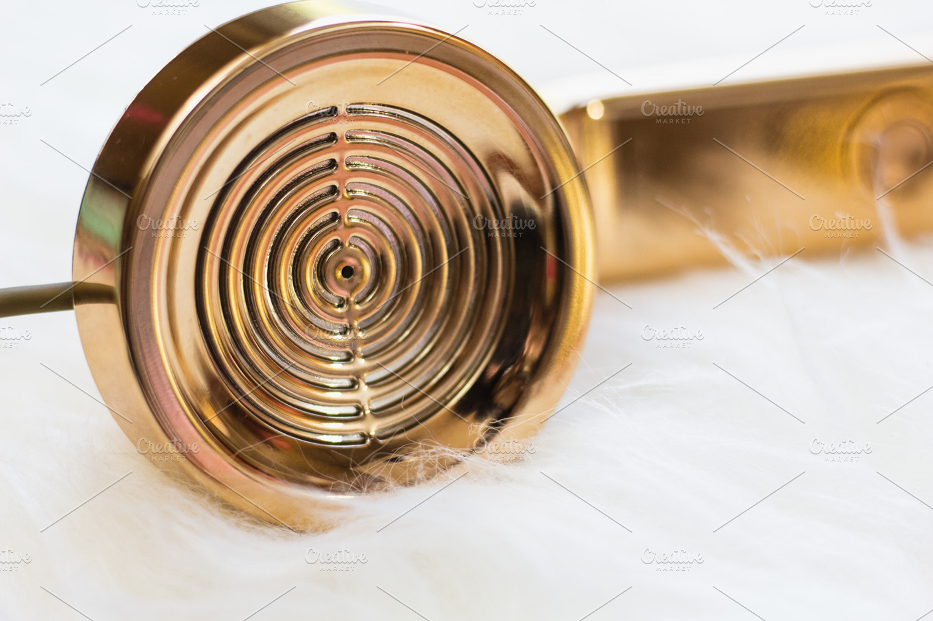 Rose gold telephone fur rug containing styled stock photo, styled stock, a Technology Photo by Photos that POP! ♡