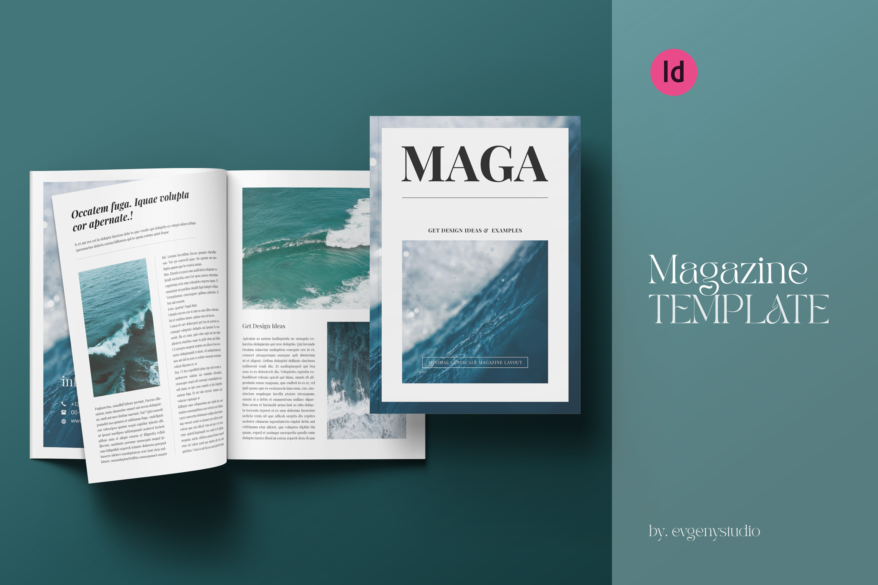 Magazine Template, a Magazine Template by evgenystudio