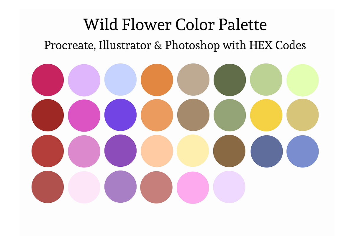 Color Palettes Procreate Illustrator, a Palette Add-On by Atelier Fem (Photo 6 of 12)