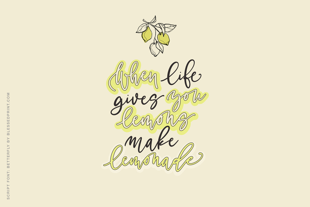 BetterFly - for Canva & Templett, a Script Font by Blessed Print (Photo 13 of 46)