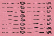 Monomania Liners for Photoshop, a Brush Add-On by True Grit Texture Supply (Thumbnail 4 of 7)