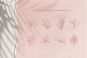 Floral Logo Line Art Set, an Illustration by Rough Edges Supply Co. (Thumbnail 5 of 11)