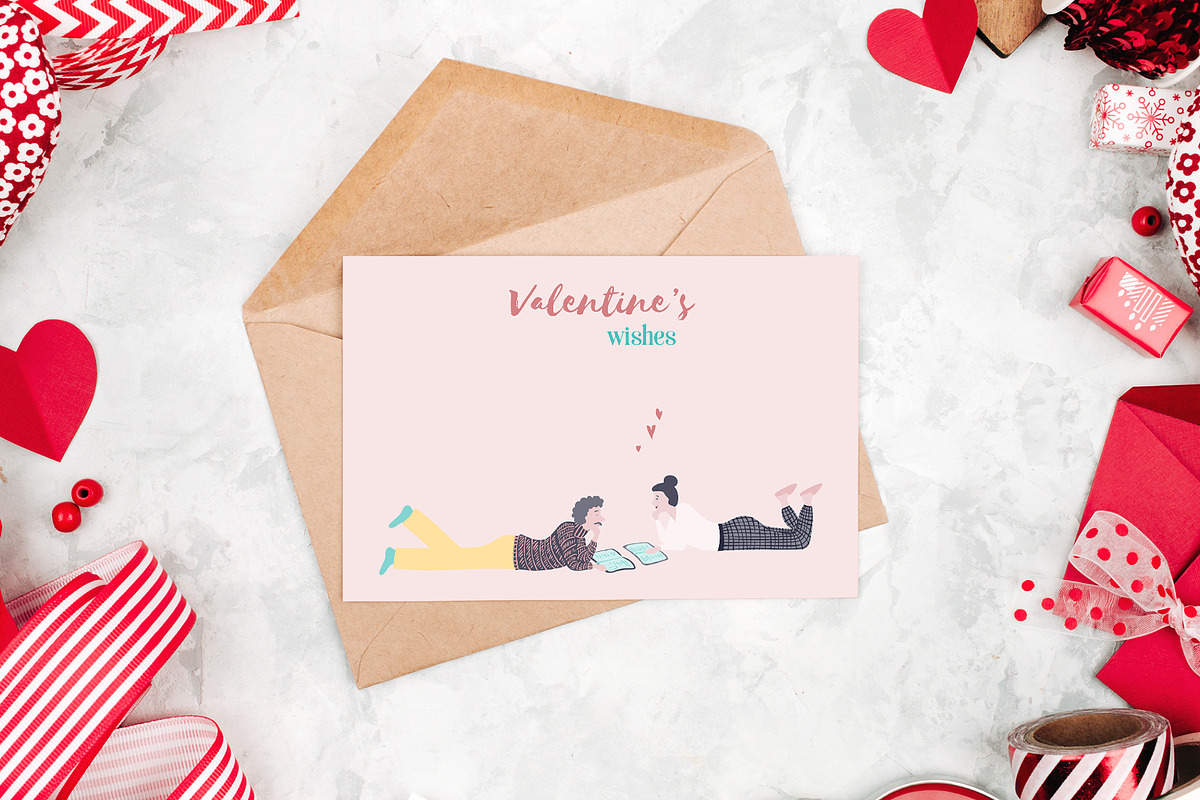 Valentines wishes collection, a Decorative Illustration by kateja (Photo 2 of 7)