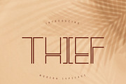 Thief Modern Typeface, a Symbol Font by infernostudio3 (Thumbnail 1 of 10)