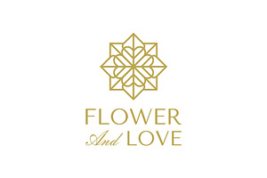 Elegant Flower and Love Logo, a Branding & Logo Template by Buqancreative