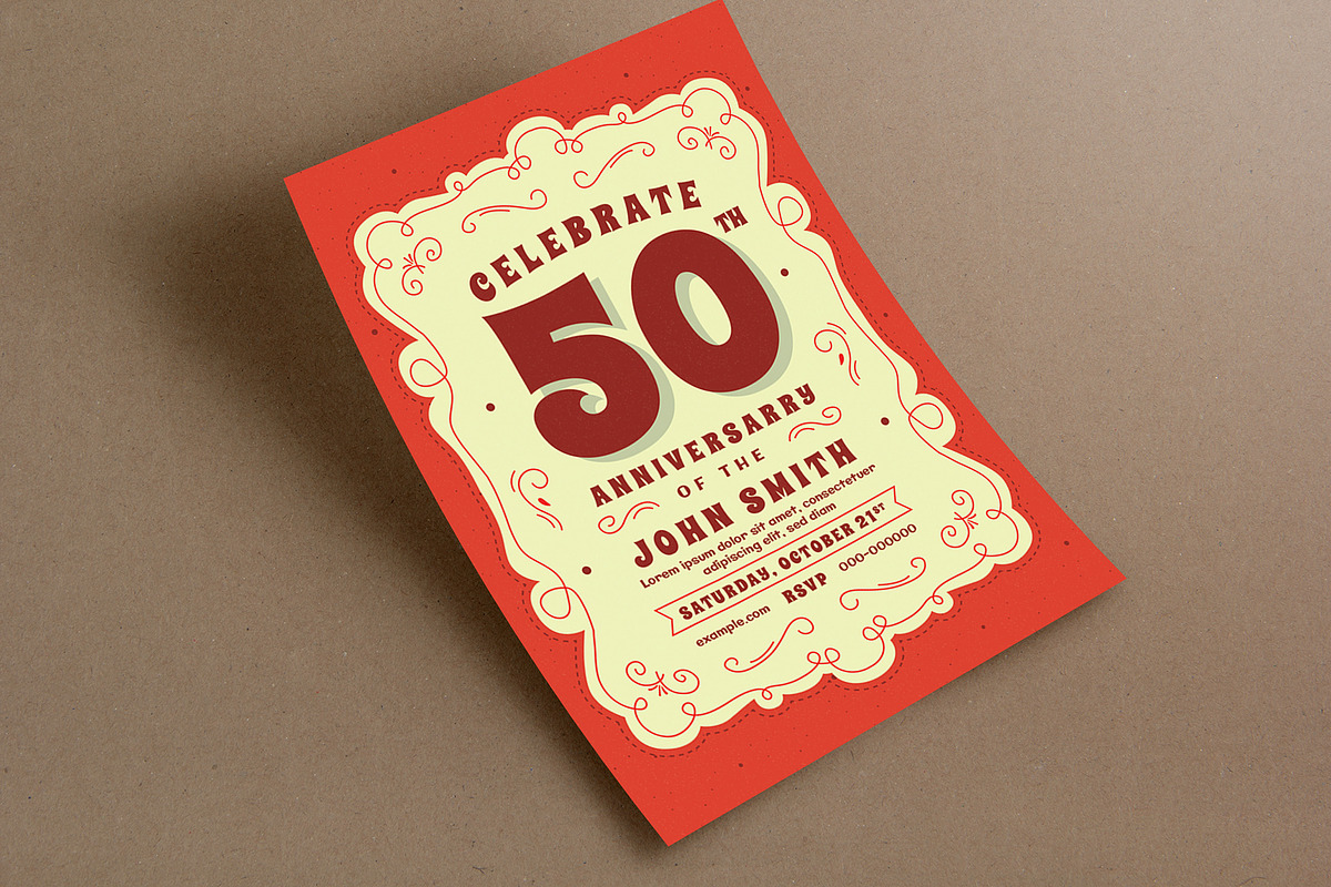 Carnival Anniversary Invitation, an Invitation Template by Guuver (Photo 3 of 3)