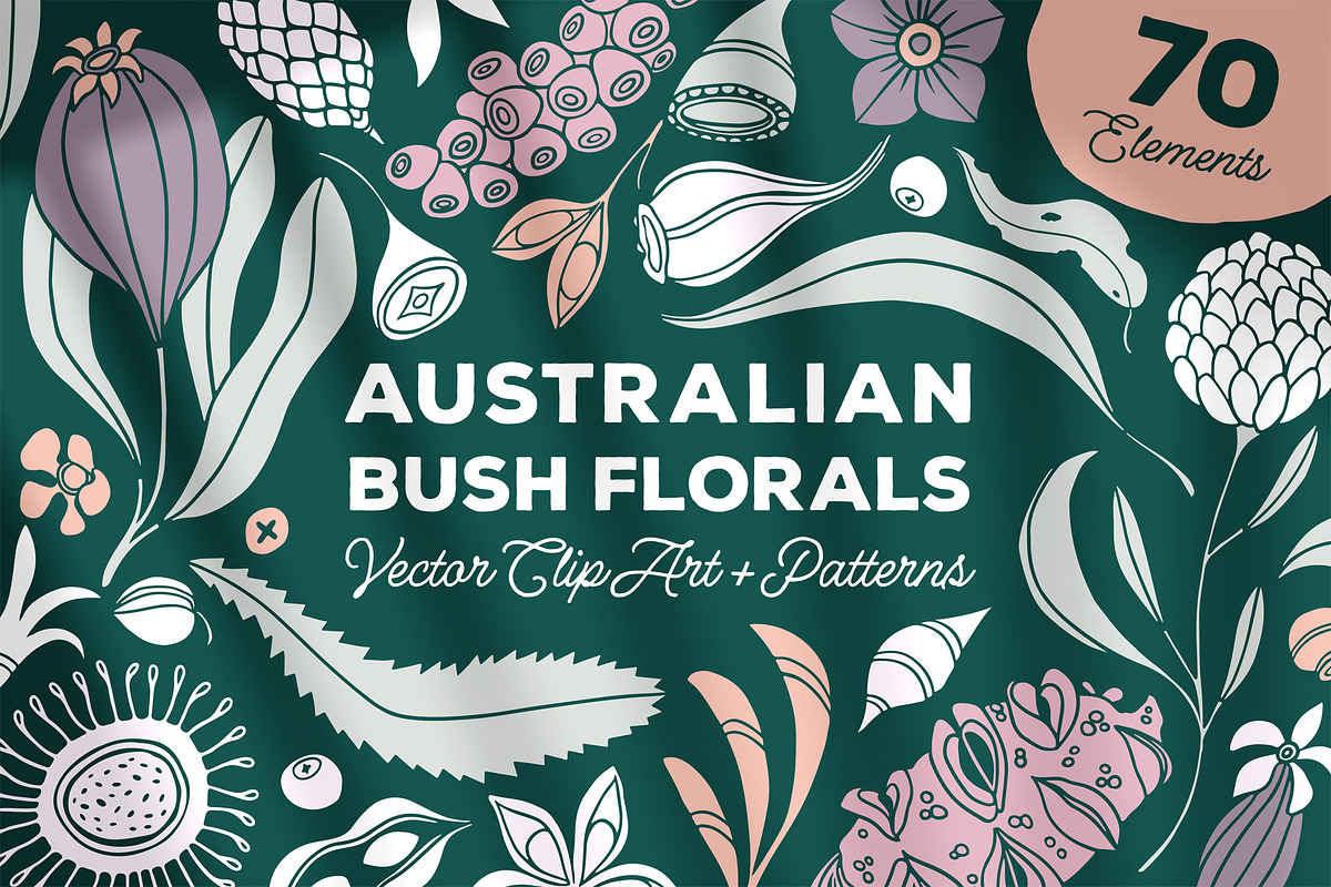 Australian Botanicals 4 in 1 Bundle, a Decorative Illustration by rouxsupplyco (Photo 13 of 25)