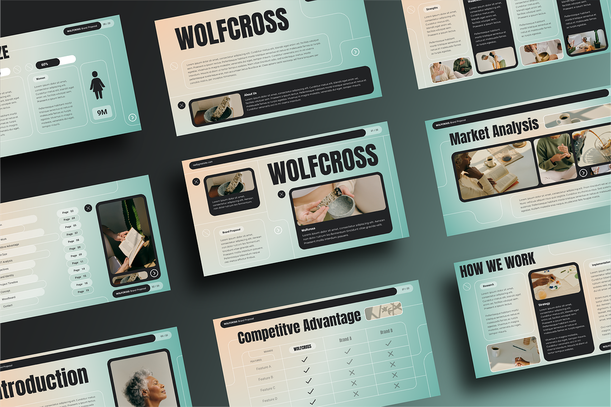 Wolfcross - Brand Proposal, a Presentation Template by ArbaStudio (Photo 1 of 5)
