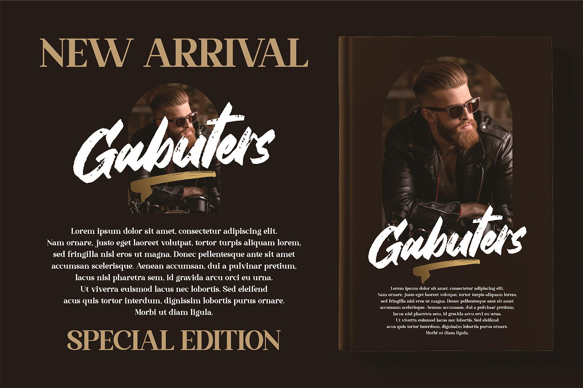 Gabuters Brush Font LS, a Font by GranzCreative (Photo 23 of 29)