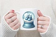 Baby’s 1st Blue Christmas Clipart, a Graphic by designcity5 (Thumbnail 5 of 5)