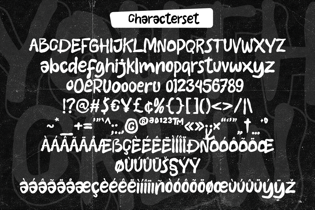 Youth Crew – Graffiti Street Font, a Handwritten Font by Ronny Studio (Photo 9 of 9)