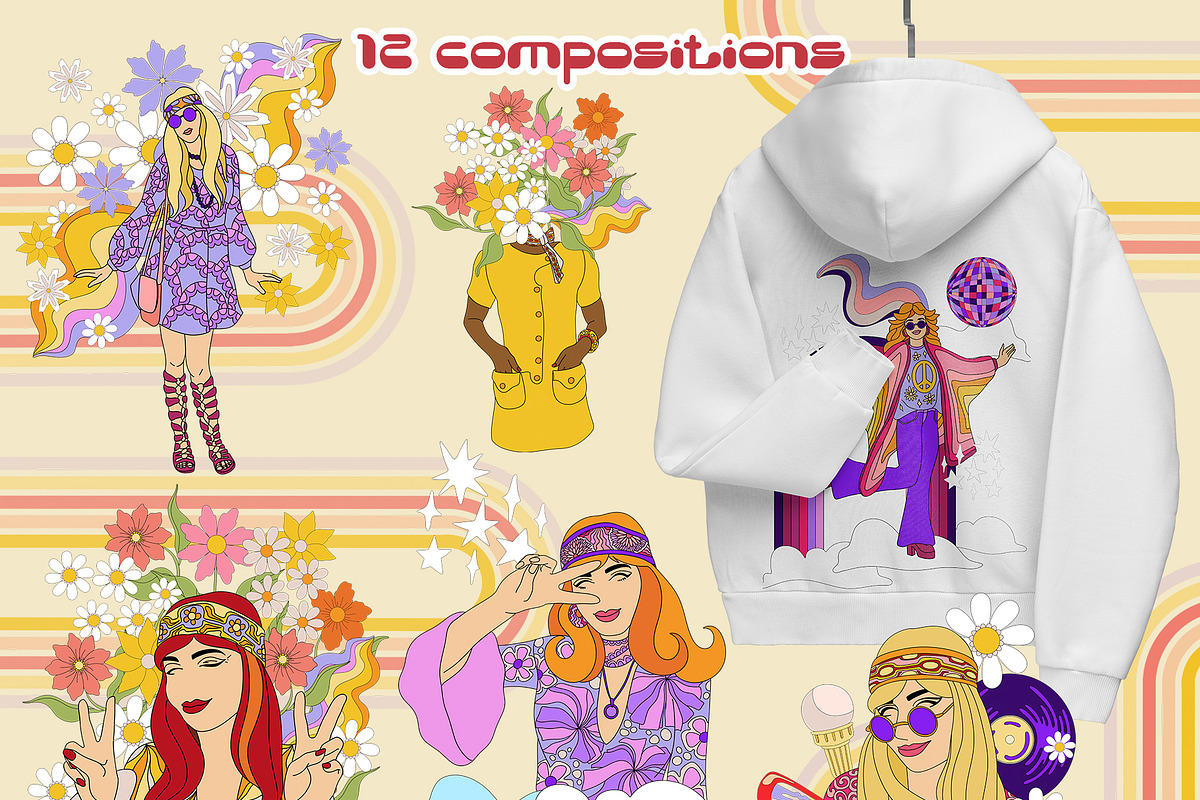 Collection Groovy fashion mood, a Texture Illustration by Antikva17 (Photo 5 of 22)