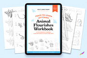 Animal Flourishes Procreate Workbook, an Animal Illustration by Molly Suber Thorpe (Thumbnail 1 of 7)
