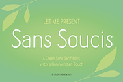 Sans Soucis a clean sans serif font, a Sans Serif Font by Studio Indigo (Thumbnail 1 of 6)