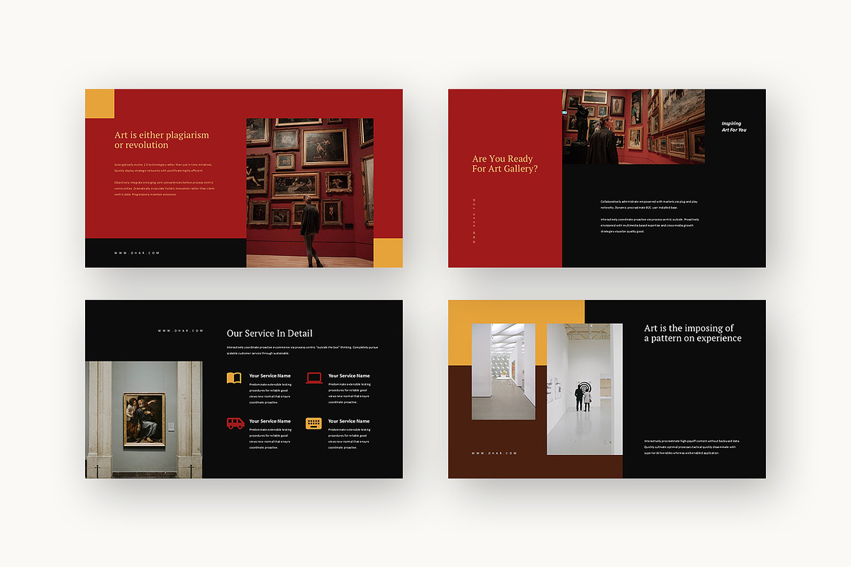 Dhar : Art Gallery Powerpoint, a Presentation Template by Punkl Camp (Photo 10 of 16)