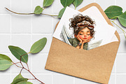 Watercolor Summer Girls Clipart, an Illustration by Libby Wishes (Thumbnail 6 of 7)