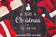 Christmas Scene /Mock-up Creator #2, a Product Mockup by relineo.mock-ups (Thumbnail 1 of 8)
