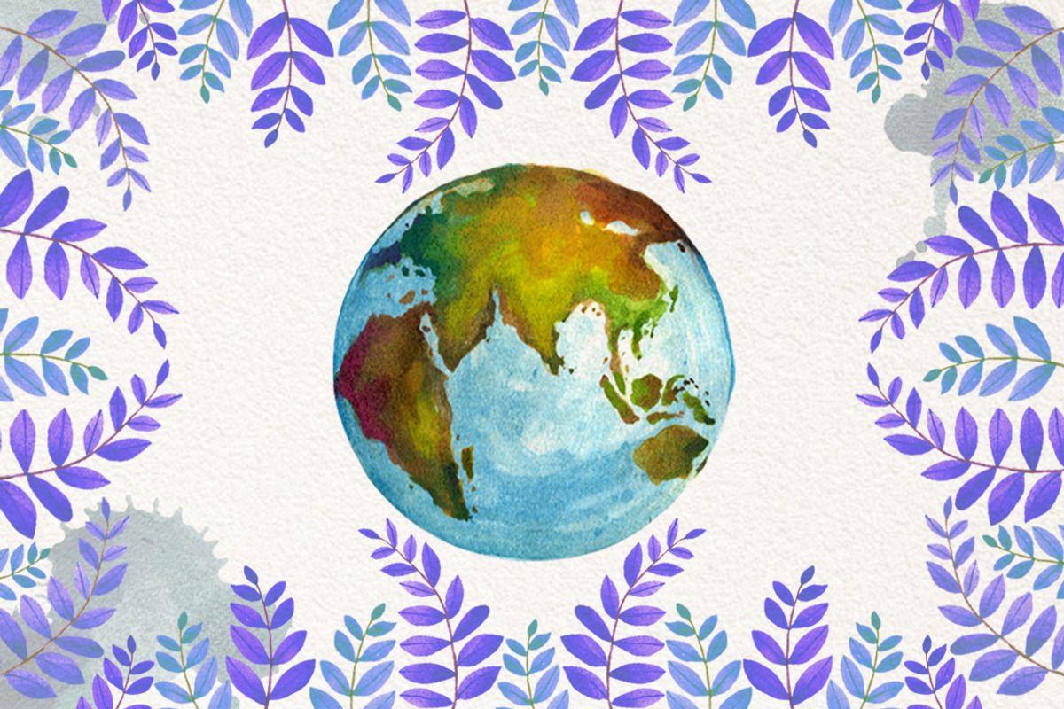 Watercolor Earth, a Technology Illustration by Graphobia (Photo 4 of 9)
