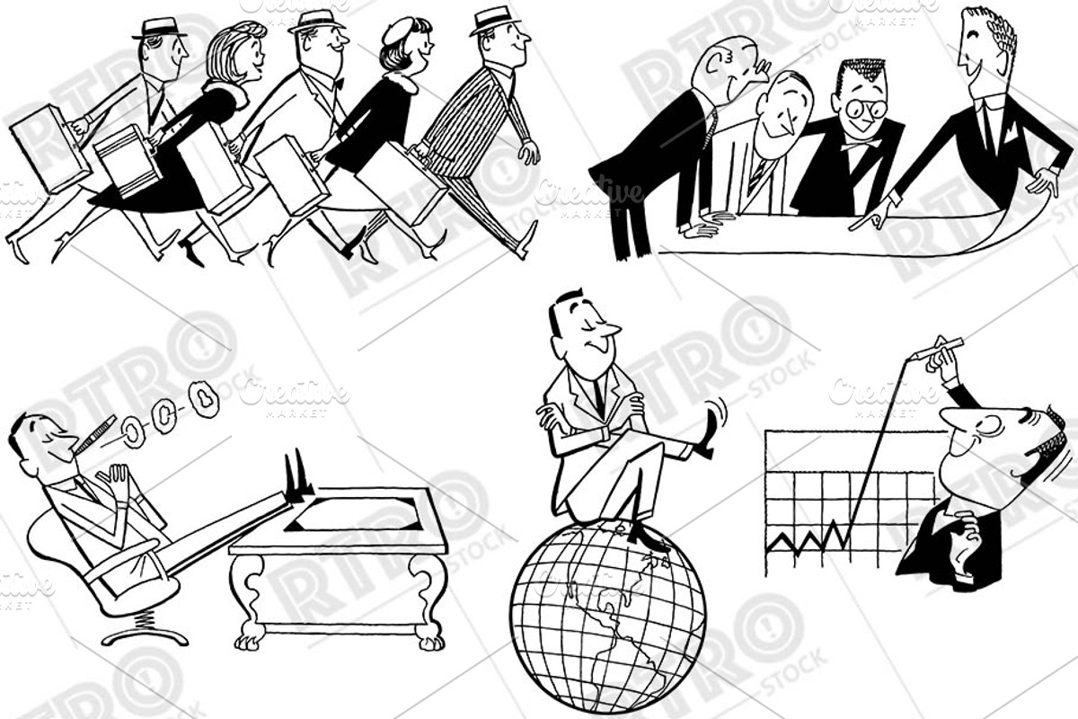 RTRO Business People 1, a Work Illustration by RTRO Stock (Photo 5 of 5)