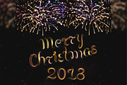 SET 4 / Xmas Fireworks 2018, a Decorative Illustration by Nadin_Lebedeva (Thumbnail 6 of 6)