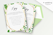 Wedding collection - Greenery gold, an Invitation Template by Alewiena (Thumbnail 4 of 4)
