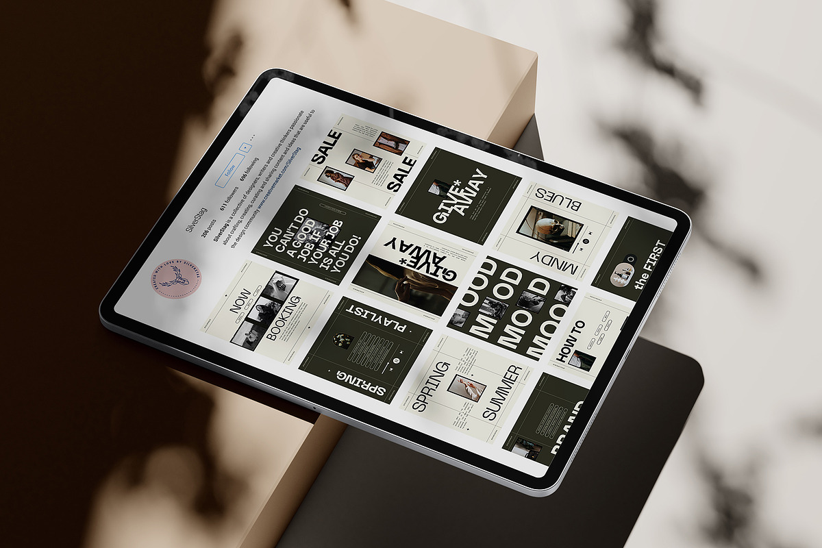 Grace - Aesthetic Social Media Pack, a Social Media Template by SilverStag Type Foundry (Photo 19 of 38)