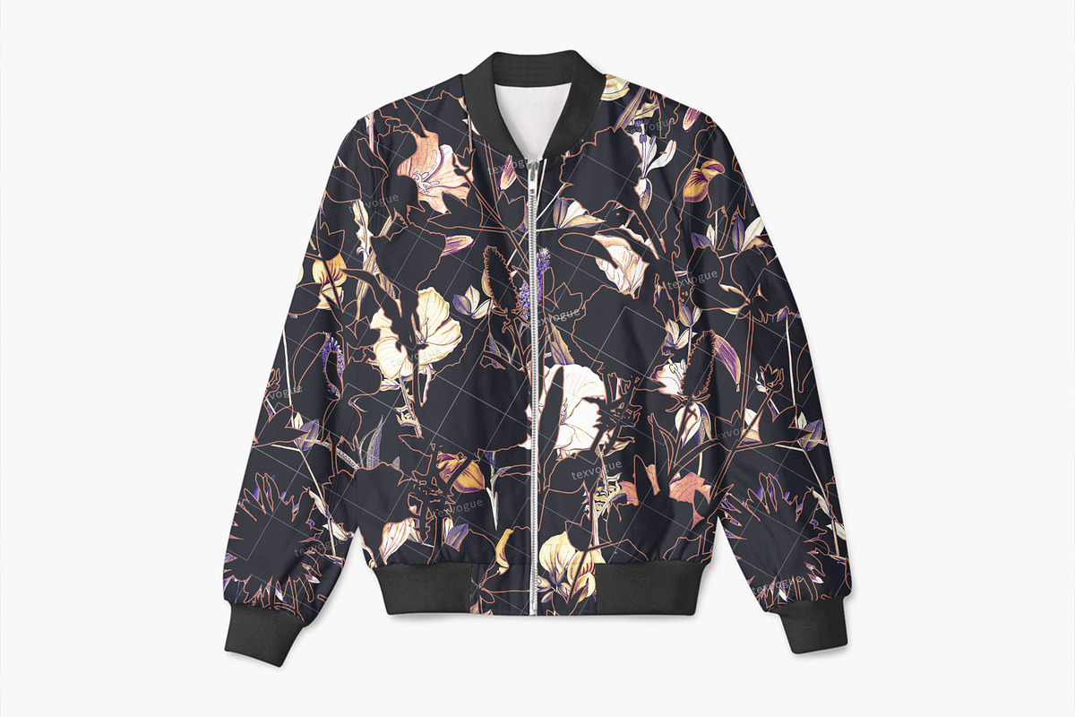 Jungle Bloom - Seamless Patterns, a Pattern Graphic by texvogue (Photo 9 of 11)
