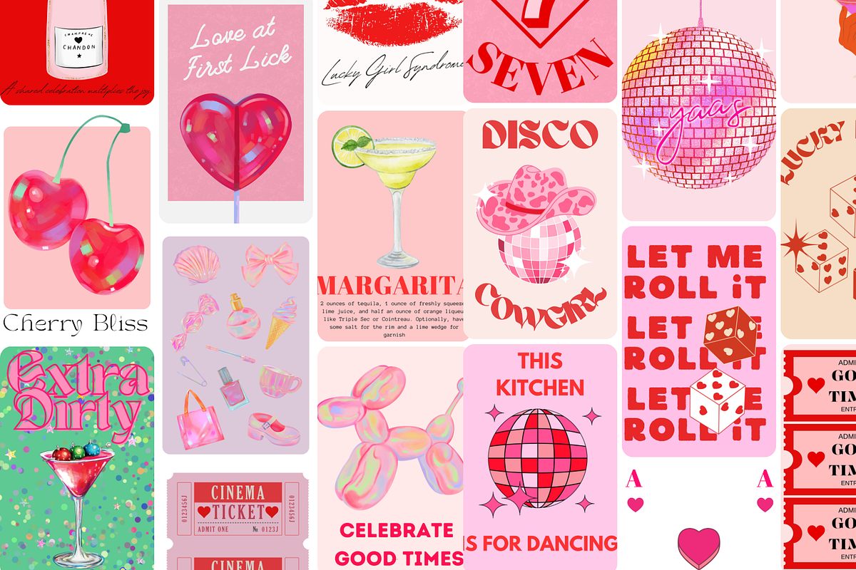 Lucky Girl's Vegas-Style Party Pack, a Decorative Illustration by Saint aury Studio (Photo 5 of 10)