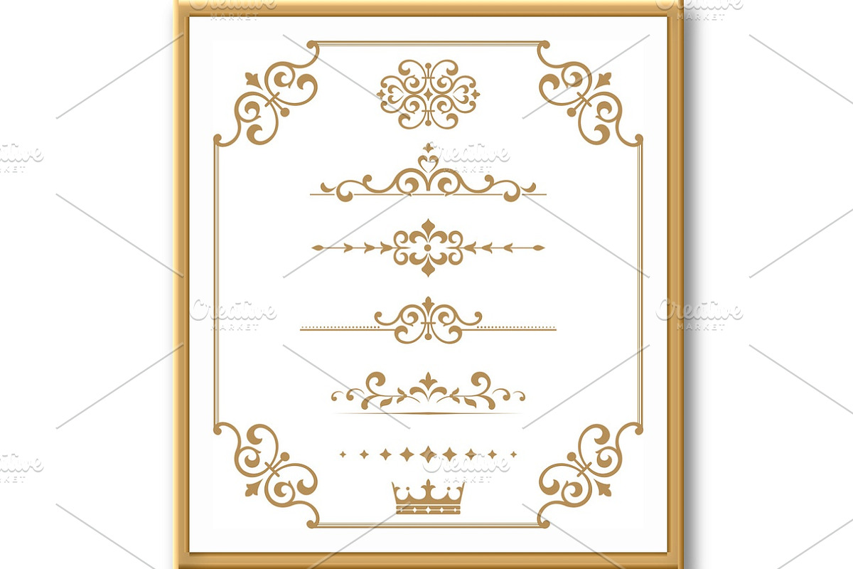 Vintage set. Floral elements for, a Decorative Illustration by RODINA (Photo 2 of 3)