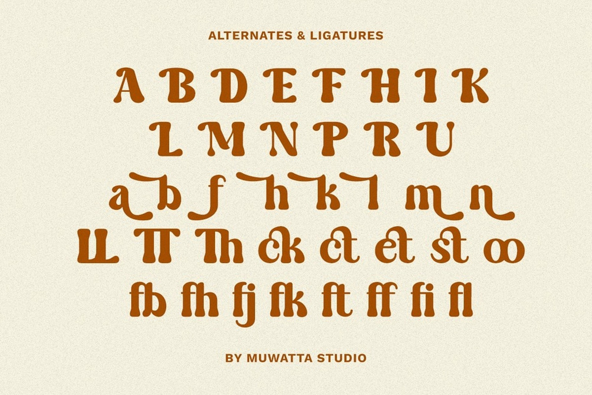 Camstey – Groovy Display, a Script Font by Muwatta Studio (Photo 8 of 8)