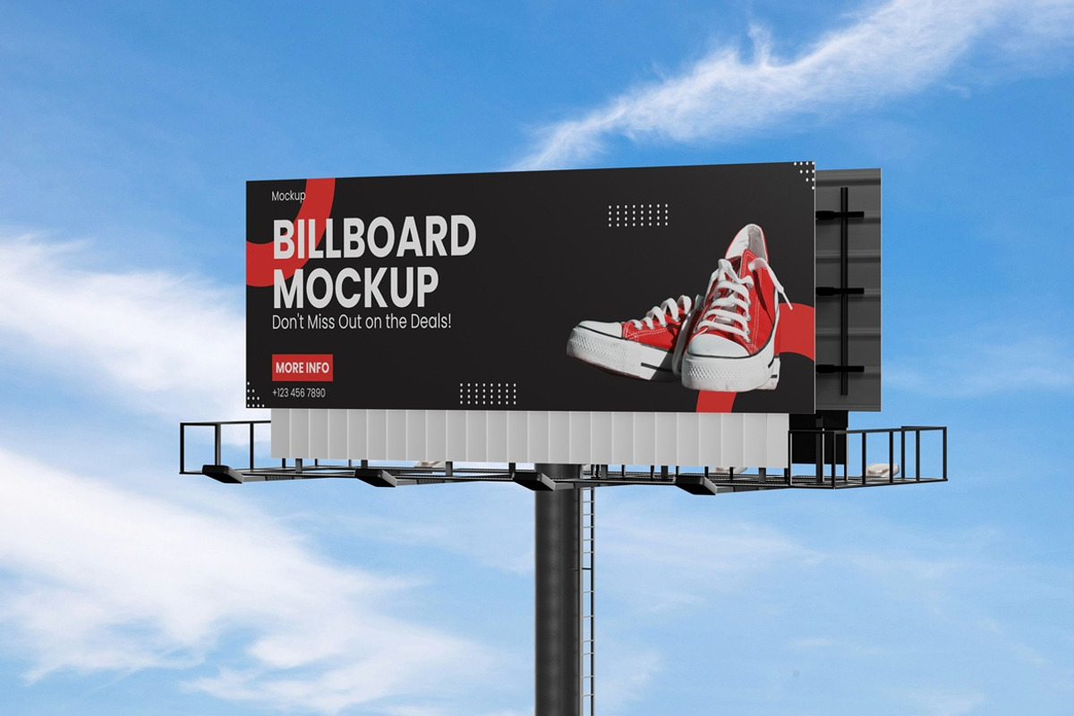 Billboard Mockup, an Advertising Mockup by Akaimockup (Photo 4 of 5)